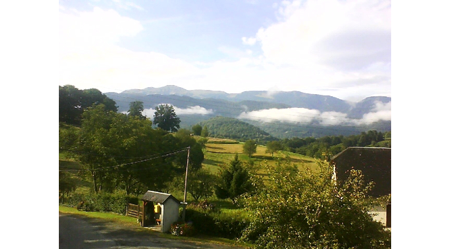 vue depuis le jardin